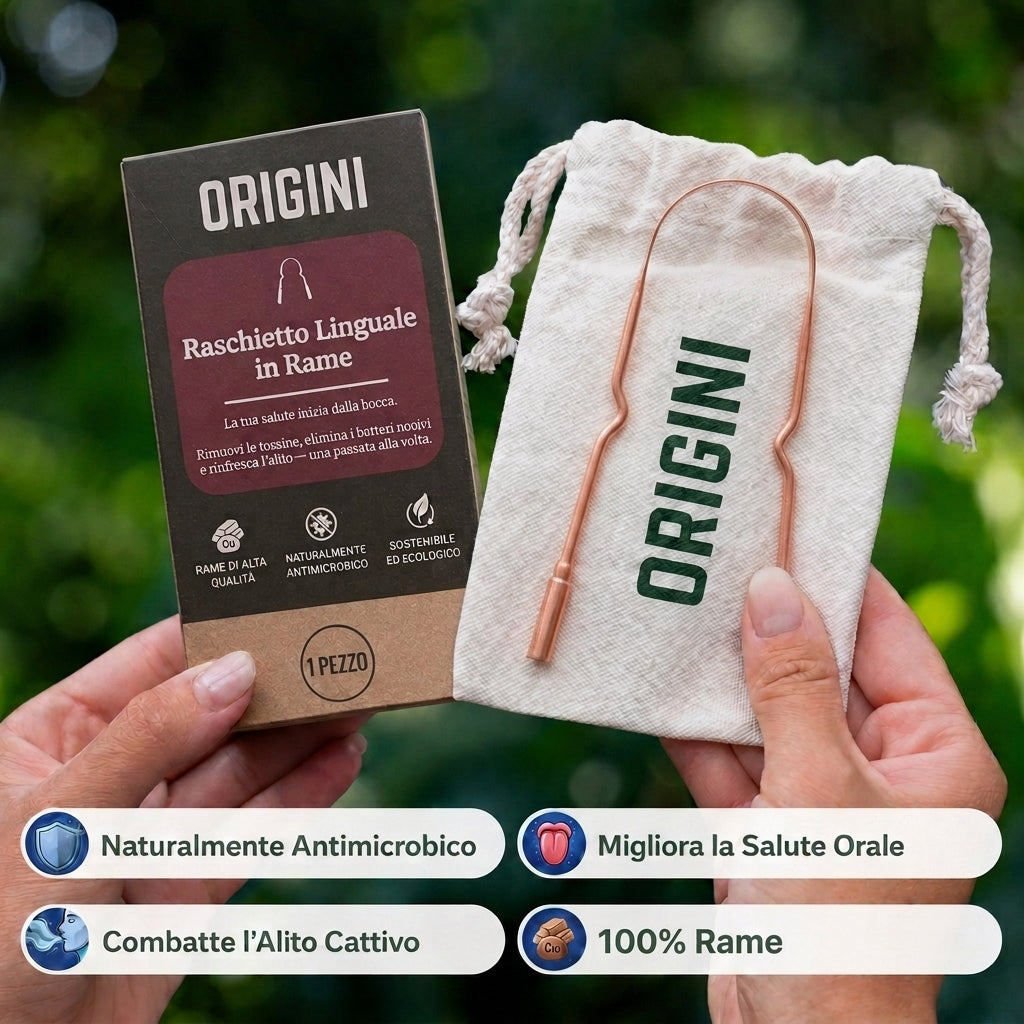 Raschietto Linguale 100% Rame ORIGINI