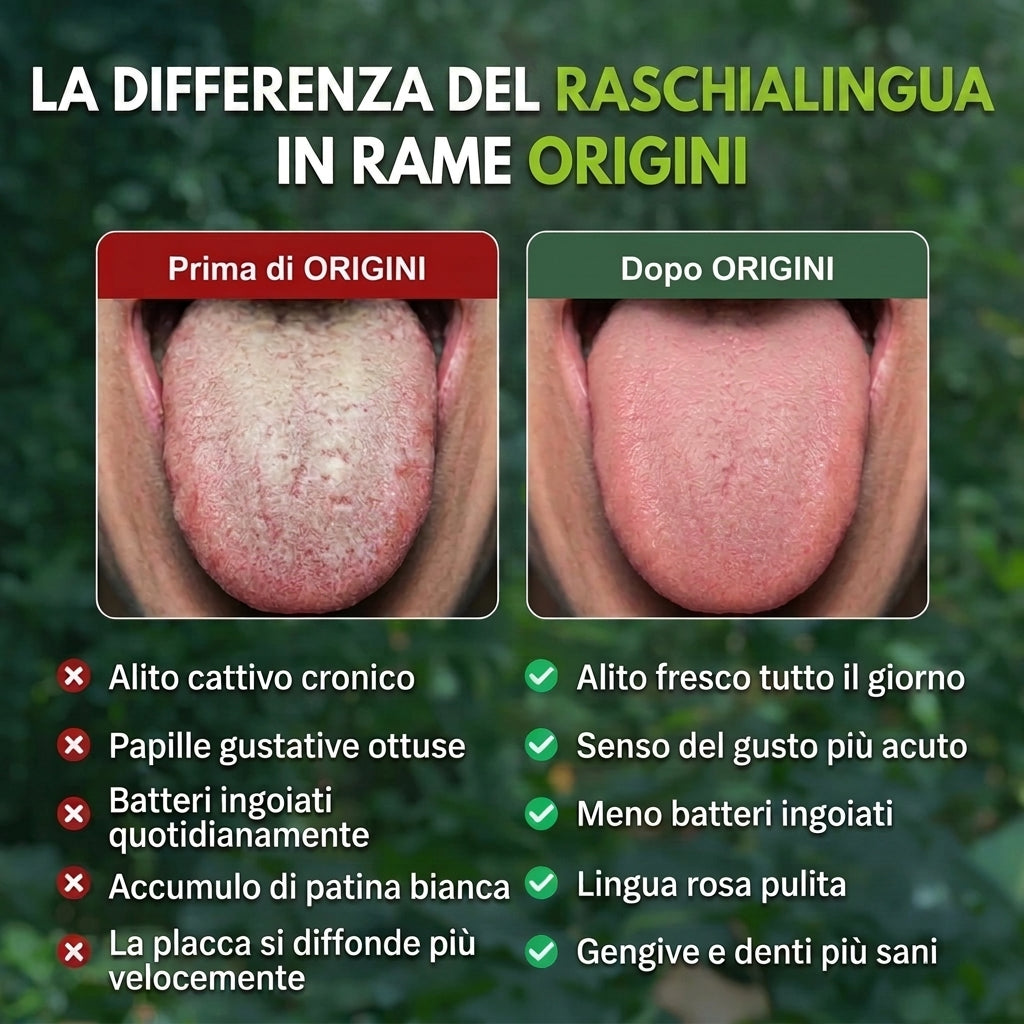 Raschietto Linguale 100% Rame ORIGINI
